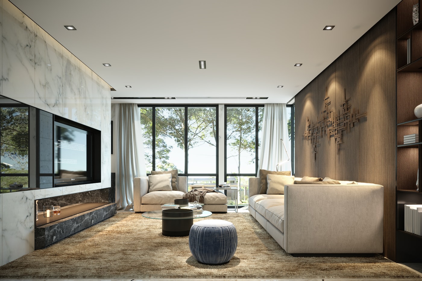 Knowledge Park Apartments living space